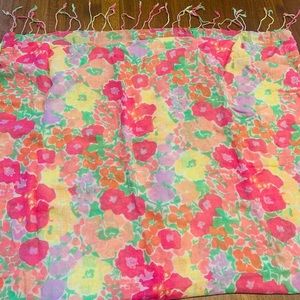 Lilly Pulitzer Murfee scarf. Silk and cashmere.